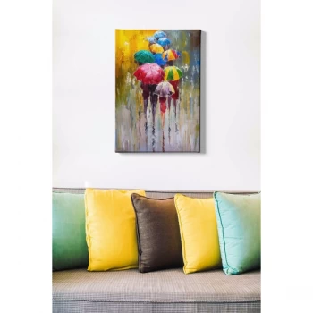 Image of Kanvas Tablo (50 x 70) - 248 Multicolor Decorative Canvas Painting