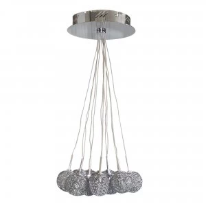 Image of Litecraft Supernova Chrome Ceiling Light