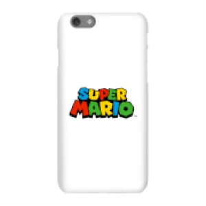 Image of Nintendo Super Mario Colour Logo Phone Case - iPhone 6S - Snap Case - Gloss