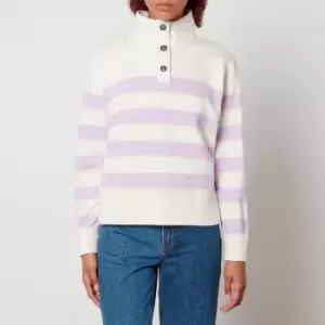 Image of Barbour Snapdragon Cotton-Jersey Sweatshirt - UK 8