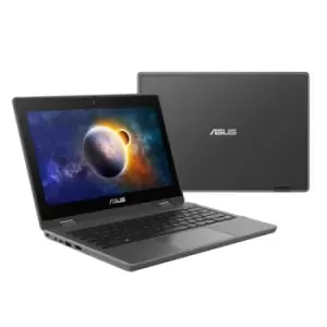 Image of ASUS BR1100FKA-BP0044RA-3Y notebook N4500 Hybrid (2-in-1) 29.5cm (11.6") Touch Screen HD Intel Celeron N 4GB DDR4-SDRAM 64GB eMMC WiFi 6 (802.11ax) Wi