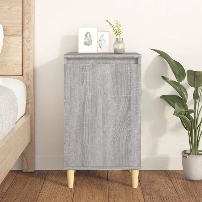 Image of VIDAXL Bedside Cabinet Grey Sonoma 40x35x70cm Engineered Wood Vidaxl 8720845737306