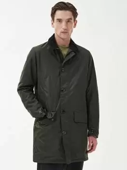 Image of Barbour Wax Mac - Dark Green, Dark Green Size M Men
