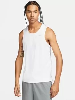 Image of Nike Run Miler Vest - White, Size S, Men