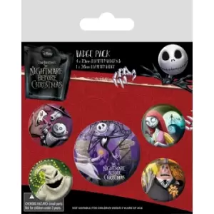 Image of Nightmare Before Christmas - Characters Badge Pack