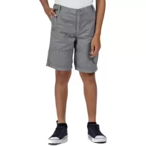 Image of Regatta Boys Shorewalk Camoflauge Cotton Twill Shorts 3-4 Years - Waist 53-54cm (Height 98-104cm)