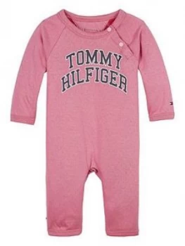 Image of Tommy Hilfiger Baby Girls Raglan Coverall