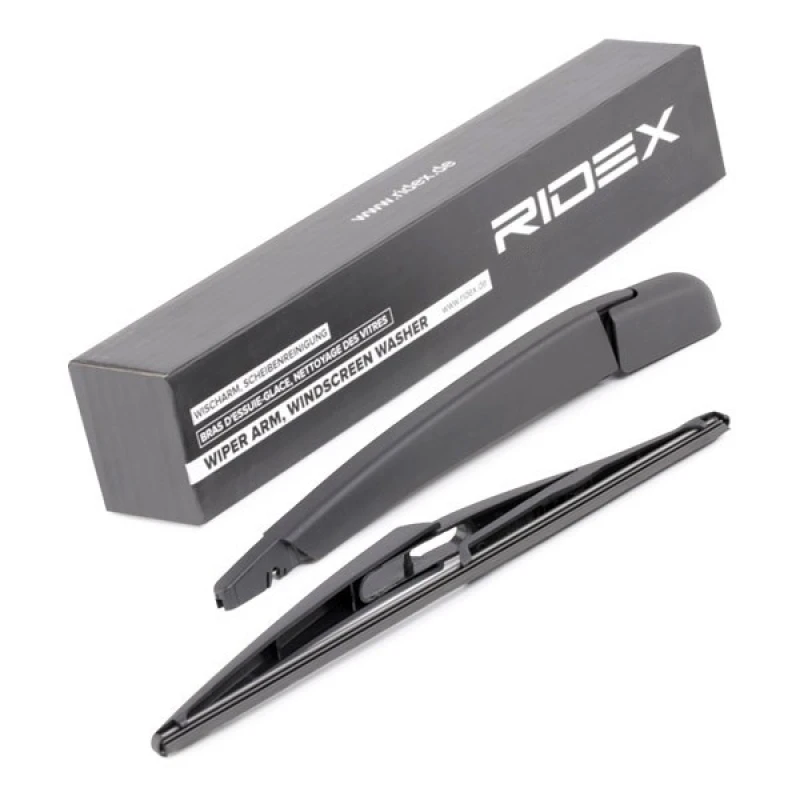 Image of METZGER 2190245 Wiper Arm with wiper blade, Rear, with cap Wiper Arm,windscreen washer (301)