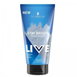 Image of Schwarzkopf LIVE Stay Bright Colour Booster - Steel Silver 150ml