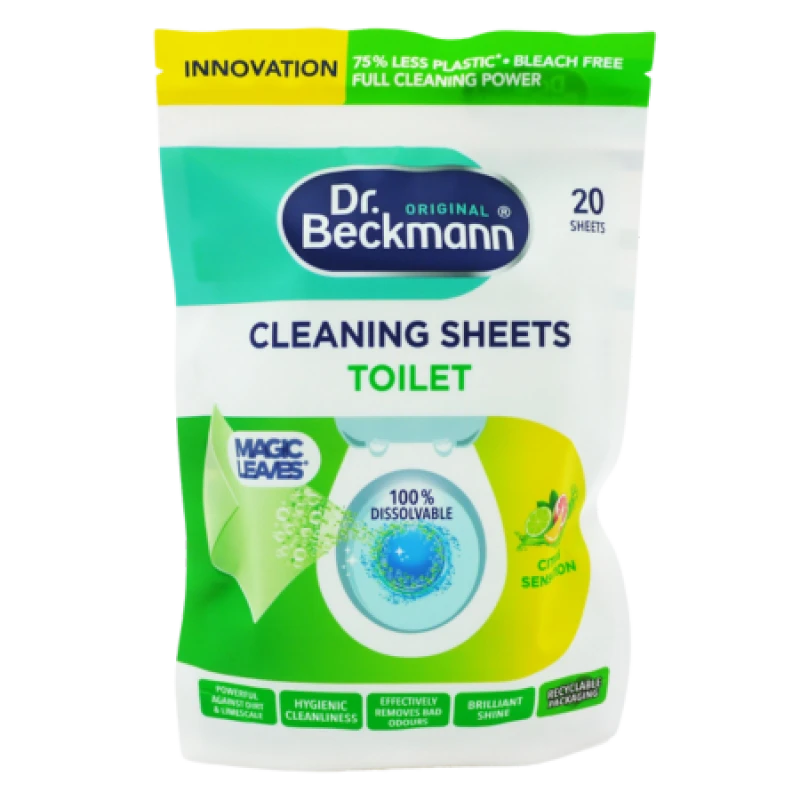 Image of Dr Beckmann Cleaning Toilet Sheets - 20 pcs 522252