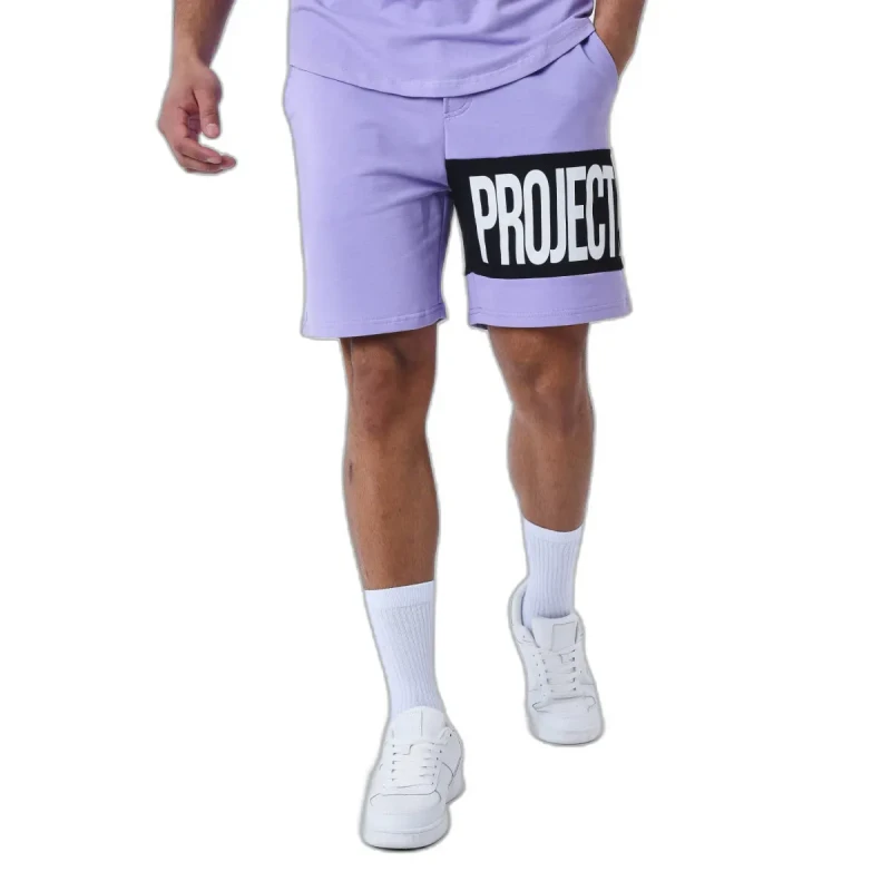 Image of Project X Paris Short Project X Paris Crew Violet Male S