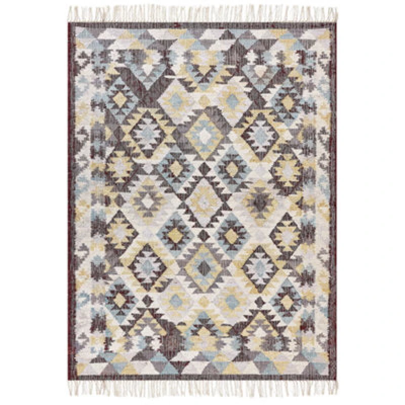 Image of Beliani Rug Fener Multicolour 160 X 230 Cm Jute