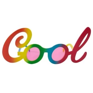 Image of Rainbow Glasses Cool Adult fancy Dress Accessory