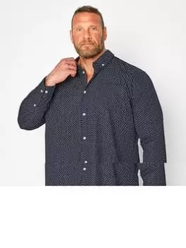 Image of BadRhino Paisley Shirt, Blue, Size 2XL, Men