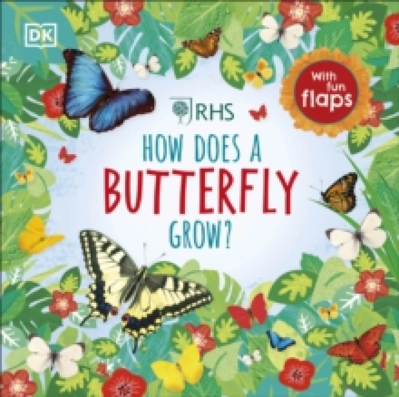 Image of DK RHS How Does a Butterfly Grow? Book Multi unisex