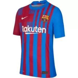 Image of Nike Barcelona Match Home Shirt 2021 2022 Junior - Blue