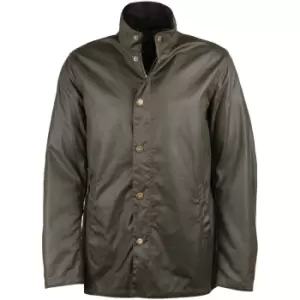 Image of Barbour Mens Evelar Wax Jacket Olive XL