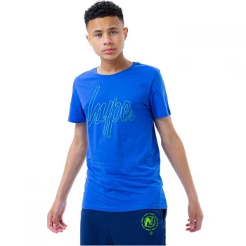 Image of Hype x Nerf Logo Kids T-Shirt - Blue