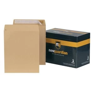 Image of New Guardian No. 95 Heavyweight Pocket Peel and Seal Envelopes 130gsm Manilla Pack of 250