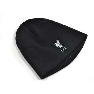 Image of Liverpool Knitted Mass Crest Beanie Hat Black