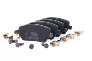 Image of TRW Brake pad set RENAULT,NISSAN,DACIA GDB3332 410608481R,7701208422,8671016692 410608481R,8450108101,41060AX625,D1060AX60A,D1060AX61A,D1060AX61F