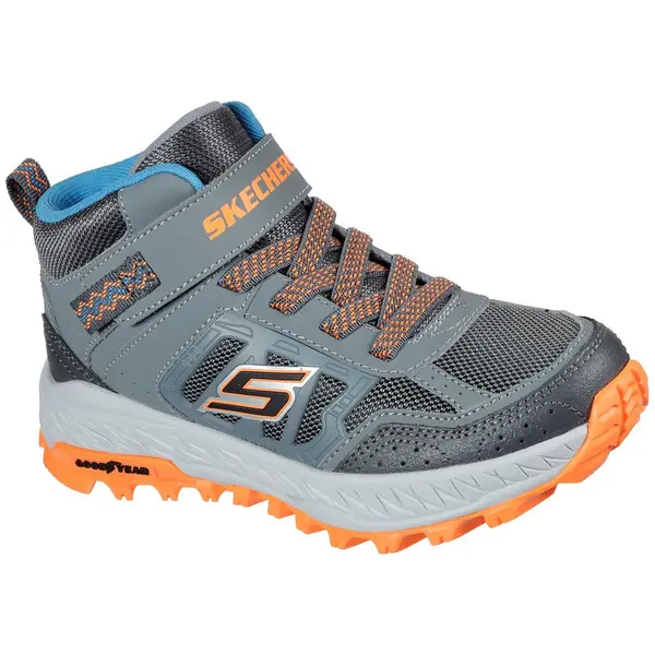 Image of Skechers Boys Fuse Tread Trekor Leather Memory Foam Boots UK Size 2 (EU 35)