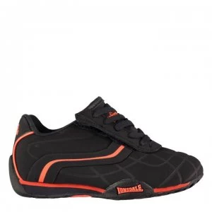 Image of Lonsdale Camden Childrens Trainers - Navy/Orange