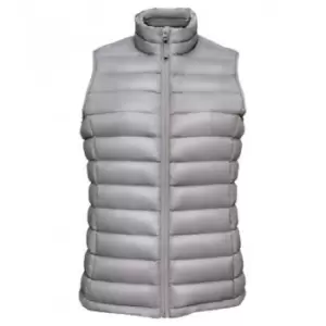 Image of SOLS Womens/Ladies Wilson Lightweight Padded Bodywarmer (XL) (Metal Grey)