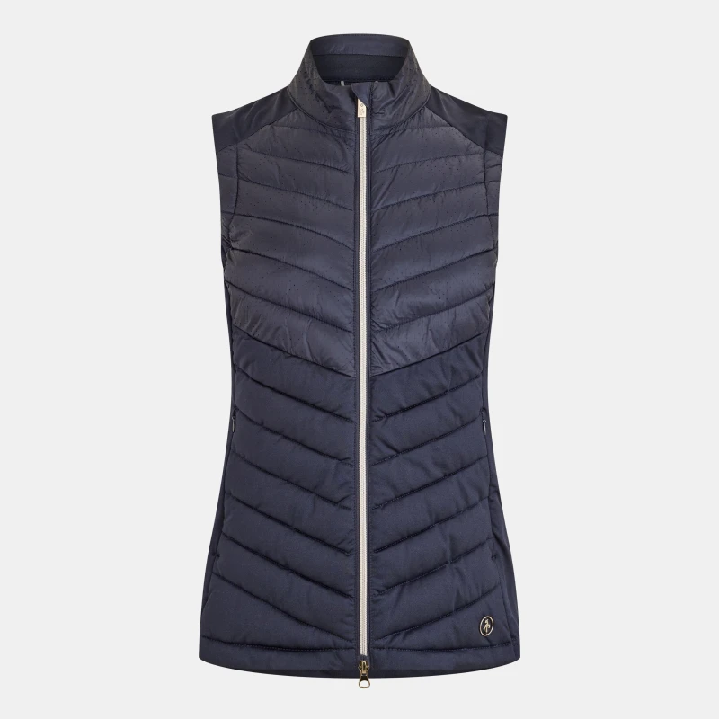 Image of Calvin Klein Golf Womens Lightweight Windproof Performance Gilet Navy female 8 (XS)