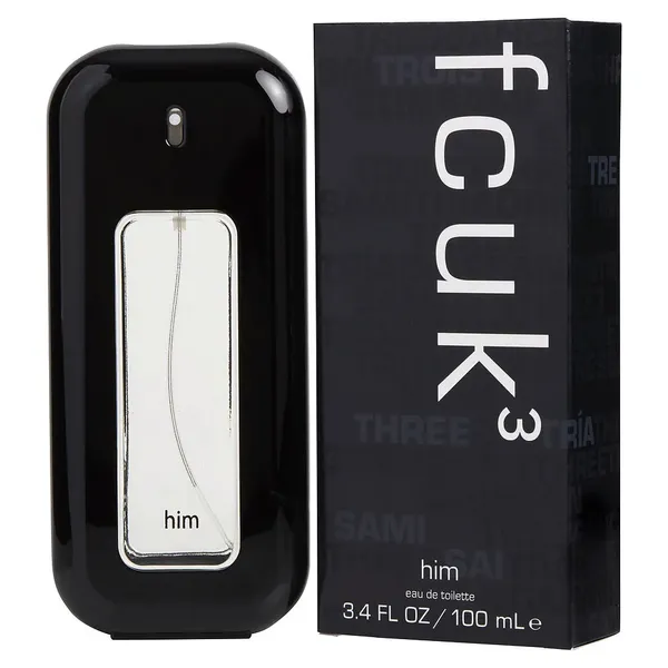 Image of FCUK 3 Him Eau de Toilette For Him 100ml