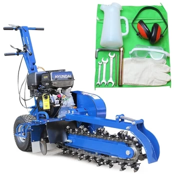Image of Hyundai 420cc/14hp Petrol Trencher HYTR150