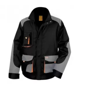 Image of Result Work-Guard Mens Lite Jacket (S) (Black/Grey)