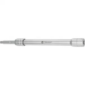 Image of TOOLCRAFT 824298 Bit extension bar Drive (screwdriver) 1/4 (6.3 mm) Downforce 1/4 (6.3 mm) 195mm