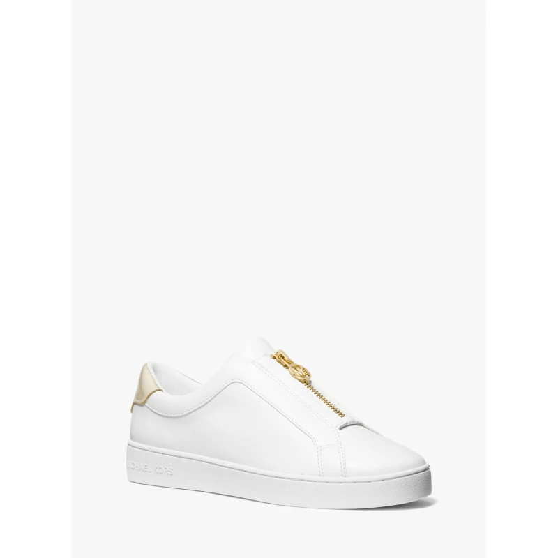 Image of MICHAEL Michael Kors Womens Slip On Trainers Pale Gold female 7 (40.5)