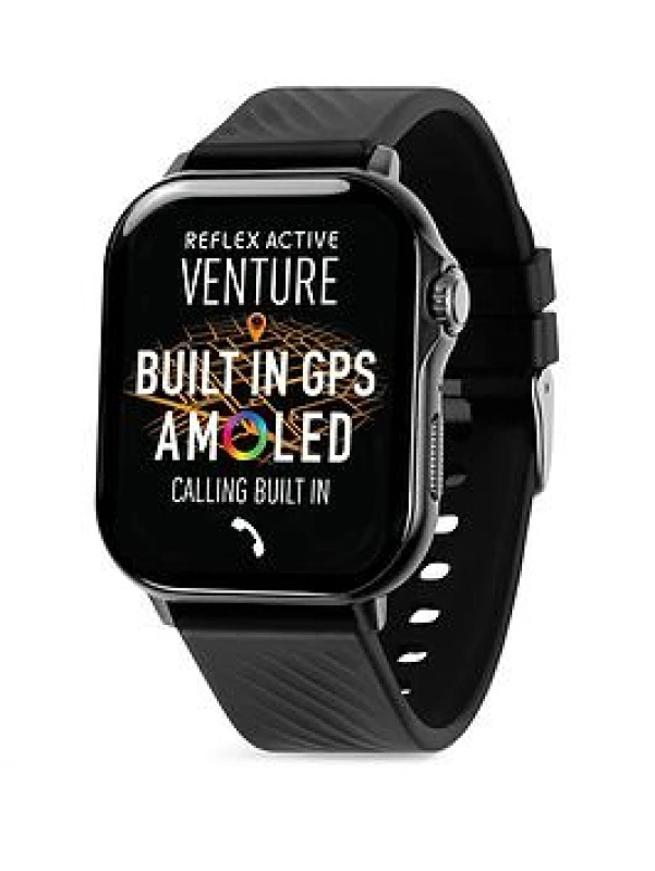 Image of REFLEX ACTIVE Venture 400 S XL Smartwatch - Black, Silicone Strap, Black 5018479164135