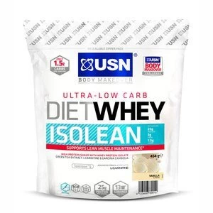 Image of USN Diet Whey Isolean Vanilla Flavour Powder 454g