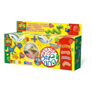 Image of SES Creative - Childrens Play Dough and Cutters Set 2 to 12 Years (Multi-colour)