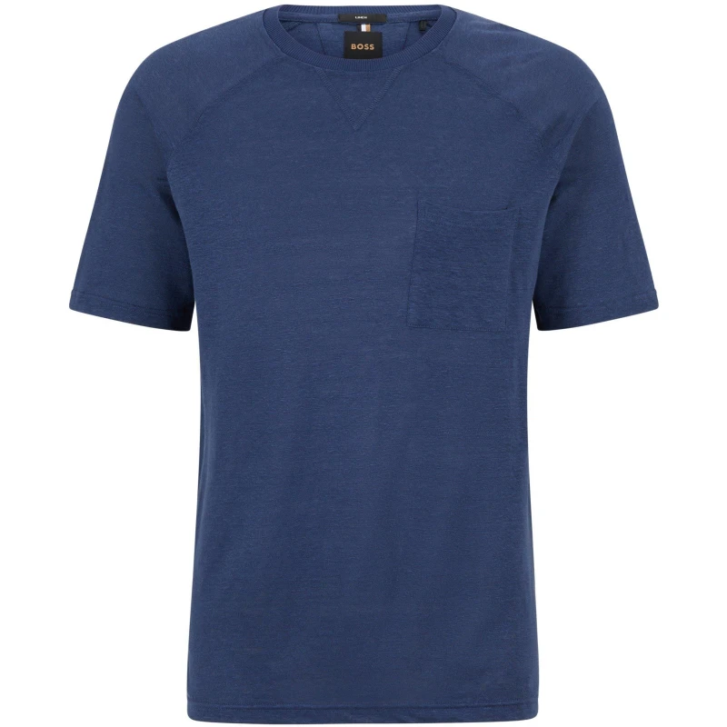 Image of Boss Mens T Tenelli T-Shirt Dark Blue male S