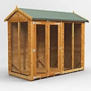 Image of Power Garden Shed 84PASH Golden Brown 8x4