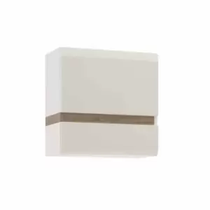 Image of Chelsea Living 1 Door Wall Cupboard with Trim, Oak