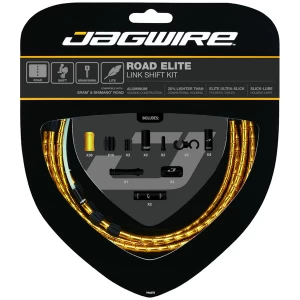 Image of Jagwire Road Elite Link Shift Kit Gold