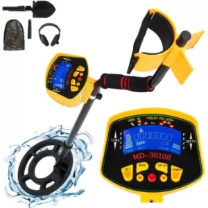 Image of Yellow Metal Detector 3010 Waterproof Disc Metal detectors Underwater Underground High Accuracy lcd Display Metal Detector for Adults and Children