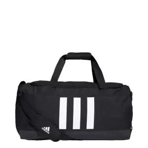 Image of adidas Essentials 3-stripes Duffel Bag Medium, Black/White, Men
