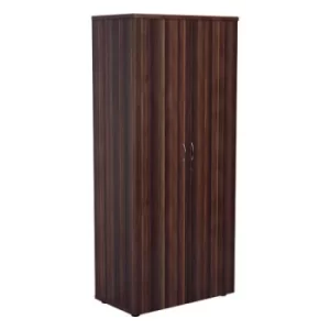 Image of Jemini Wooden Cupboard 800x450x1800mm Dark Walnut KF810575