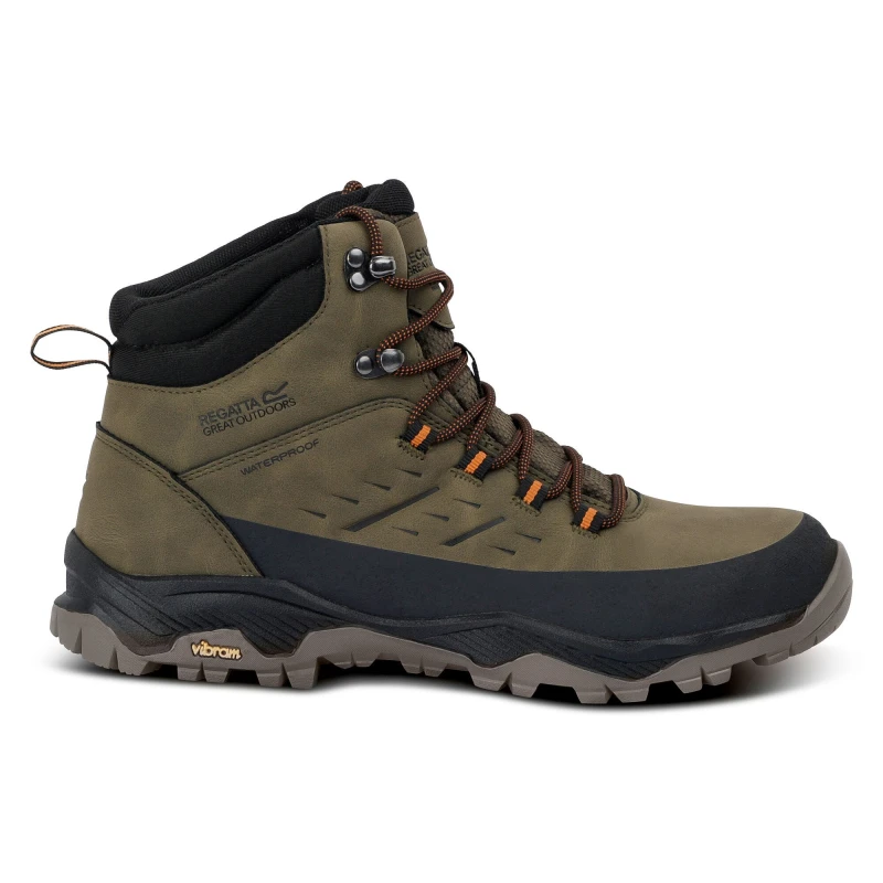 Image of Regatta Regatta Men Blake Breathable Waterproof Walking Boots in Green Size: 8 Green 8 Male 5063516062400