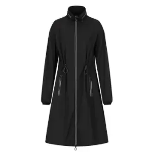 Image of Armani Exchange Long Lightweight Jacket Womens - Black