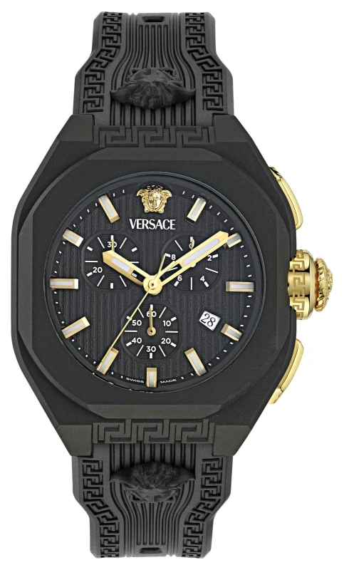 Image of Versace VE9L00124 Mens V-LEGEND CHRONO (44mm) Black Watch