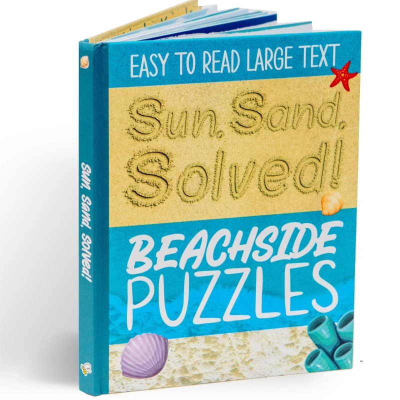 Image of Boxer Gifts Sun Sand Solved - The Beachside Puzzle Book Multi unisex One size