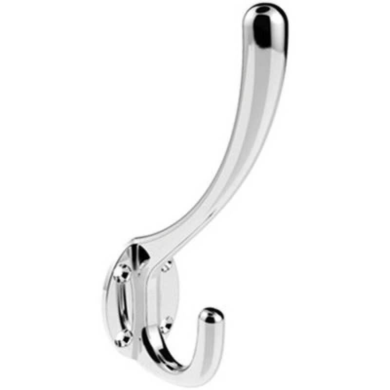 Image of Loops Heavyweight One Piece Hat & Coat Hook 76mm Projection Polished Chrome Multi