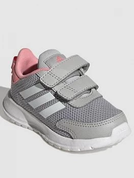 Image of adidas Infant Unisex Tensaur Run Trainers - Grey/White, Size 4
